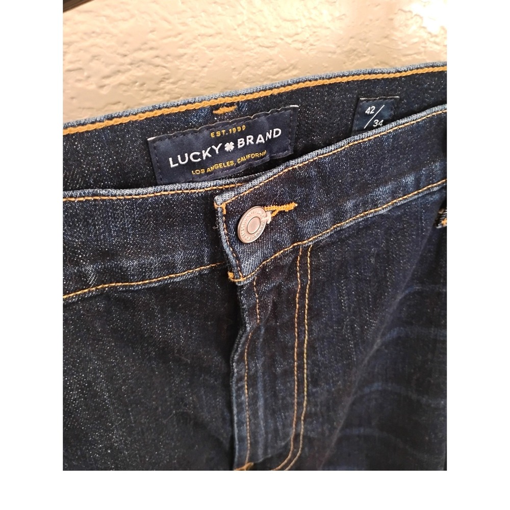 🍀 Lucky Brand 221 Straight Dark Jeans Streetwear Gorpcore utility rugged Y2K